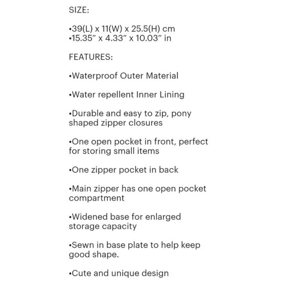 Waterproof Shiba Medium Tote Shoulder Handbag - Picture 5 of 13